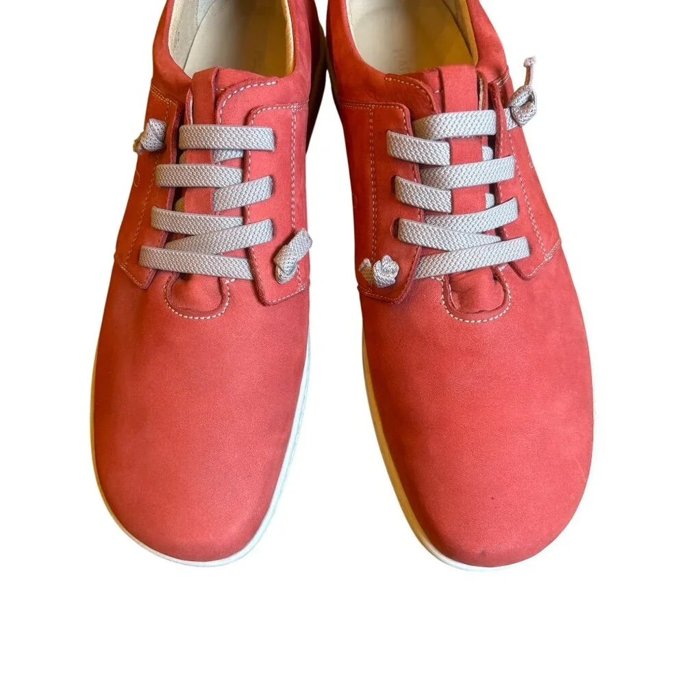 Hartjes XS Size 10 Flex Coral Nubuck Oxford Austria NWOB Comfort Cork‎ Footbed